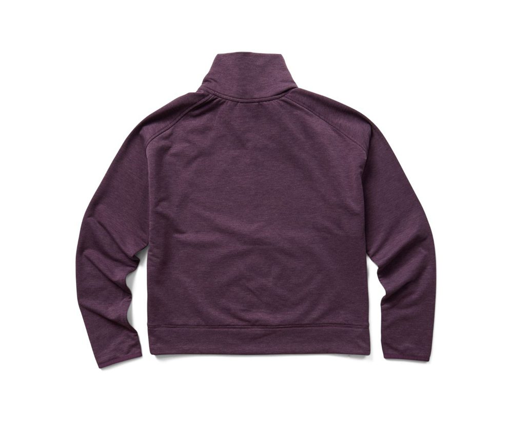 Merrell Bluse Dame - Timber 1/4 Zip - Lilla - RDW724039